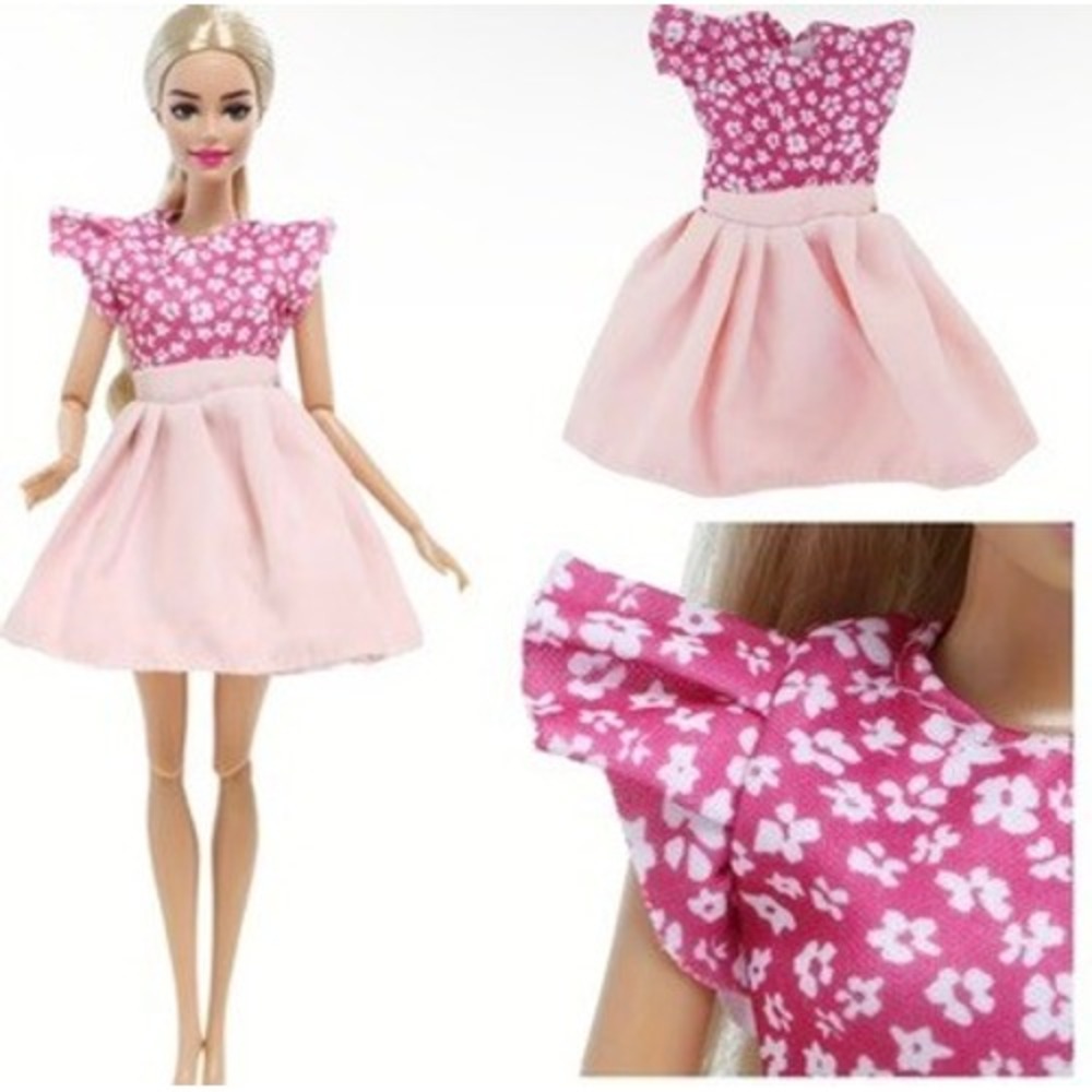 5pcs Retro Style Dress Outfit Clothing Accessories For 11.5 in Fashion Doll - Picture 5 of 9